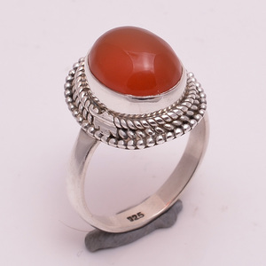 แหวนเงินสเตอร์ลิง925และไคยาไนต์ธรรมชาติทำด้วยมือเครื่องประดับชั้นดีสำหรับงานแต่งงานขายส่ง - Product Image 4