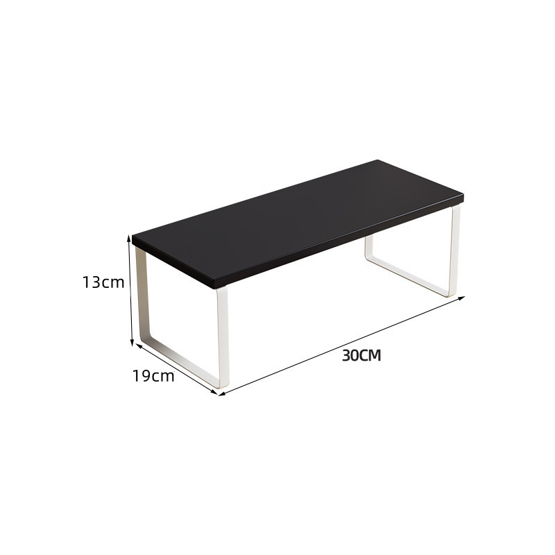 Black with white frame, small size, 30 x 19 x 14.2 cm