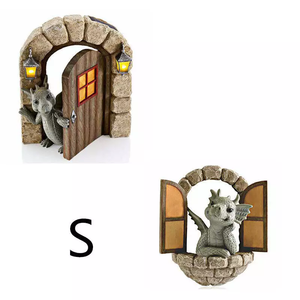 Ornements de jardin Ornements artisanaux en résine Décoration de <span class=keywords><strong>dragon</strong></span> en résine - Product Image 3