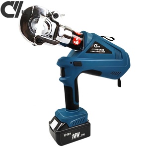 EZ-300 Hydraulic Battery Powered Cable <b>Crimping</b> Tool Professional Compression <b>Crimping</b> Tool OLED 16-300 Cable ISO - Product Image 4