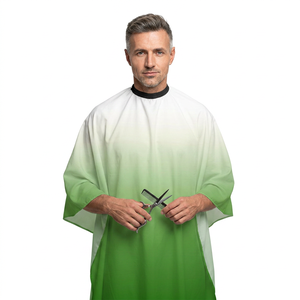 Cape de Coiffure Professionnelle Personnalisée de Haute Qualité, Imperméable, avec Col Élastique Ajustable, pour Salon de Coiffure, Robuste et Durable - Product Image 1