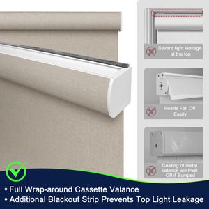 تخفيضات هائلة على بطارية تعمل بالبطارية الذكية-أفضل جودة التعتيم التلقائي ستائر داخلية بمحركات قابلة للتخصيص - Product Image 3