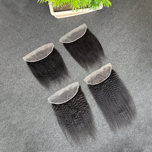 Frontal de encaje HD 13x4 13x6 de cabello humano virgen vietnamita 100% liso rizado, densidad 180% para mujeres negras, tamaños 16, 18, 20 pulgadas - Product Image 5