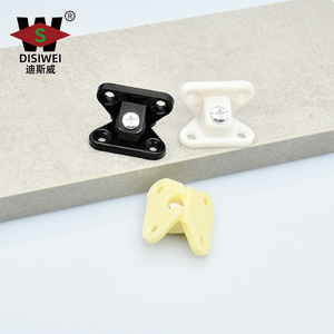 Support d'angle papillon en plastique Yuanswei pour étagère de meuble, marron, beige, jaune, sans perçage - Product Image 3