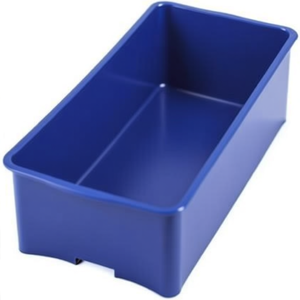 Slim Jim Flip Top Waste <b>Bin</b> Blue 267360 Blue - Product Image 2
