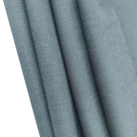 Tissu sur mesure en tr slub polyester viscose 300g/m, tissu de costume de luxe tr 80/20 sergé pour pantalon homme