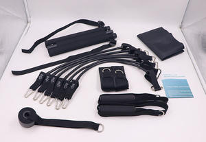 Pilates Eco-friendly PVC Exercício Bar Resistência Banda Home Gym Yoga Studio Workout Squat <span class=keywords><strong>Fitness</strong></span> Toning Muscle Acessórios - Product Image 3