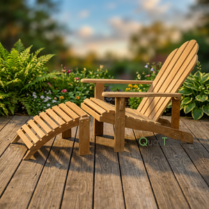 Chaise longue de piscine en teck de haute qualité, durable, au design moderne, écologique, résistante aux UV, pour l'extérieur, toutes saisons, avec pieds sabre. - Product Image 3