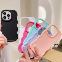 Coque de téléphone antichoc en TPU souple couleur bonbon compatible avec iPhone 17 Air 16E 16 15 14 11 Pro Max Plus 8 7 XS XR