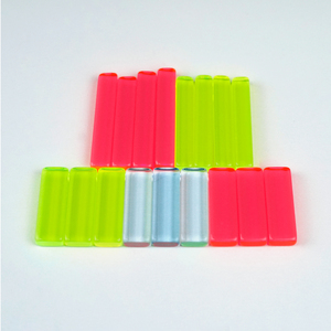 Jetons de <span class=keywords><strong>poker</strong></span> en acrylique transparent coloré, carrés et ronds, solides, pour jeux de société, directement de l'usine - Product Image 3
