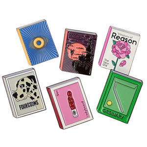 Épingles à chapeau en métal personnalisées en gros, badges en émail doux, épingles de bordure, clips de chapeau, épingles de revers, souvenirs de fête - Product Image 3