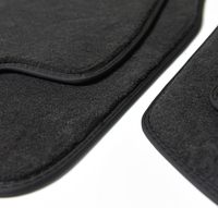 Tapis de sol de voiture en velours polyester écologique JIAYI de 6 mm d'épaisseur pour MG 3 Hatchback, ensemble de 4 pièces, semelle antidérapante à granulés résistante