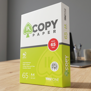 Papel para Impresora IK A4 65, Blancura: 90%, Tamaño: 210x297 mm, 65 g/m², 5 Resmas, 500 Hojas/Resma, 5 Resmas/Caja - Product Image 4