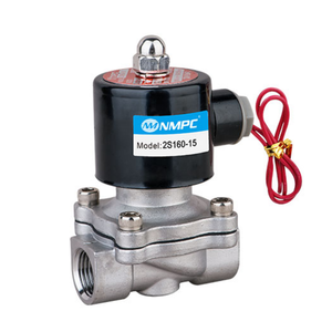 Dc24v Ac220v fort magnétisme 2 w normalement fermé 2/2 voies électrovanne en acier inoxydable Npt Bsp filetage vanne de commande de tuyau d'eau - Product Image 4