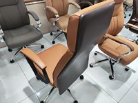 Chaise de conférence exécutive moderne à dossier haut, réglable en hauteur, avec base pivotante, pour usage commercial dans les hôpitaux, les hôtels, les bureaux et les maisons