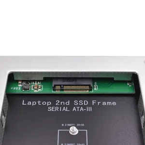 TISHRIC 2nd HDD 캐디 12.7mm Optobay SATA 3.0 M.2 NGFF SSD DVD CD-ROM 인클로저 어댑터 하드 디스크 드라이브 케이스 M2 SSD