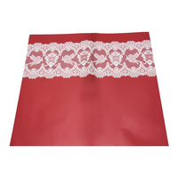 Papel de Envolver Flores con Borde de Encaje 3D Xihuanong, Película OPP Impermeable, Materiales de Embalaje para Ramos de Flores Hechos a Mano para Floristería