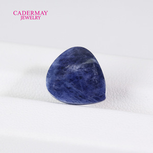 Cadermay Natural Sapphire Pear Cut Blue Loose Gemstone For Jewelry Making - Product Image 3