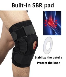 Genouillère en néoprène et en silicone avec coussinets à ressort <span class=keywords><strong>GenouilleRe</strong></span> Produit de sécurité pour le fitness - Product Image 2