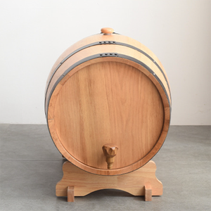 Refroidisseur à vin et à bière en bois de chêne naturel classique moderne, capacité de 5 L, avec éclairage pour les fêtes, fabrication directe en usine, OEM - Product Image 5