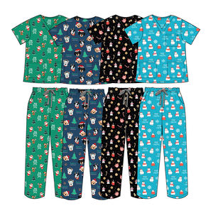 Uniformes de Hospital de manga corta 2025, uniformes médicos, uniformes de Hospital cómodos, uniformes de enfermería estampados para mujer - Product Image 4