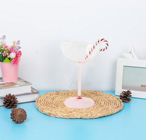 Vente en gros de verres à vin de canne à sucre pour cocktail martini verres à champagne coupés personnalisés - Product Image 2