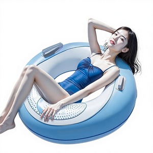 <span class=keywords><strong>Bouée</strong></span> de natation <span class=keywords><strong>gonflable</strong></span> à double poignée, en PVC double couche épaissi, en forme d'œuf, pour l'extérieur, portable et compacte - Product Image 5