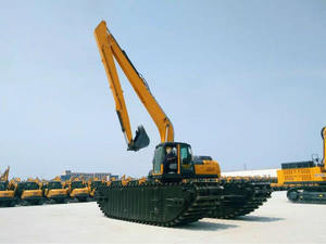 XCMG Oficial Usado XE215S China 20 Ton Escavadeira de Pontão Anfíbio Flutuante Draga - Product Image 4