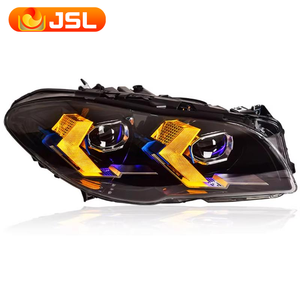 Faros delanteros para <span class=keywords><strong>BMW</strong></span> F10 2010-2016 520i 525i 530i F18, faros LED DRL, lente de Proyector, accesorios para coche, faros de estilo para coche - Product Image 4