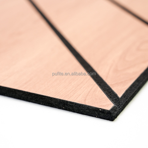 Panneaux à lattes pour salon et chambre à coucher, écologiques, avec absorption acoustique, panneaux acoustiques décoratifs en <span class=keywords><strong>laine</strong></span> <span class=keywords><strong>de</strong></span> <span class=keywords><strong>bois</strong></span> personnalisés - Product Image 4