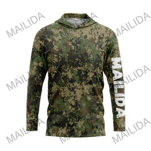 Dài Tay Áo Ngụy Trang Mặt Trời Bảo Vệ UV Vịt Câu Cá Áo Sơ Mi Hiệu Suất Săn Bắn Áo Chống Nước Săn Bắn Phù Hợp Với - Product Image 3