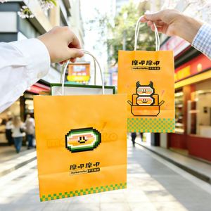 Bolsas de Papel Kraft Biodegradables, Reciclables y Desechables, Ecológicas y Personalizadas para Empacar Pan y Comida para Llevar - Product Image 4