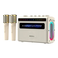Sistema de Karaoke Portátil Great Wall Mini KTV con Pantalla Inteligente para Letras, Grabación con Tarjeta, Sistema de Sonido para Exteriores