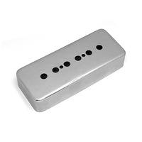 Penutup Pickup Gitar Vintage 50mm 52mm Spaced P90 Soapbar, 85.5x34.5mm, Logam Kuningan, untuk Neck Bridge