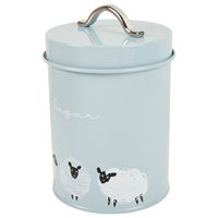 Stock d'usine luxe Vintage rond gris et rouge de qualité alimentaire thé et grains de café stockage boîte de conserve boîtes en métal de haute qualité