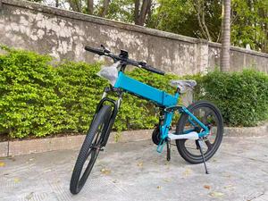 จักรยานพับได้ความเร็วสูง 350W 9 สปีด โครงอะลูมิเนียม มอเตอร์ฮับหลังแบบไร้แปรงถ่าน 48V 15AH ลิเธียม ล้อ 26 นิ้ว รุ่น DZ-2605 จักรยานไฟฟ้า DZ- - Product Image 5