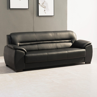 Ensemble de canapés de réception modulaires extensibles en cuir, style moderne et commercial, pour la maison, le bureau et l'hôtellerie