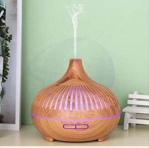 Diffuseur d'aromathérapie à grain de bois, humidificateur ultrasonique, petit humidificateur pour chambre à coucher, diffuseur d'aromathérapie intelligent - Product Image 1