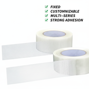 Ruban PET haute résistance, imperméable, haute température - 48 mm, mono, droit, renforcé pour la fermeture de cartons - Product Image 1