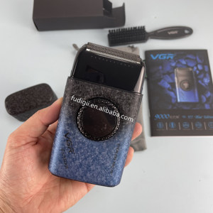 Vgr V-377 <span class=keywords><strong>Rasoio</strong></span> <span class=keywords><strong>Elettrico</strong></span> Blu <span class=keywords><strong>Professionale</strong></span> da Uomo Ricaricabile - Product Image 4