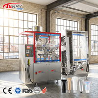 Machine de remplissage et de scellage automatique de tubes souples en aluminium pour pommades et adhésifs, haute précision, vente directe usine