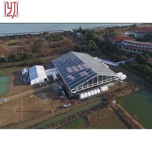 เต็นท์ปาร์ตี้สีขาวขนาด 1020x40 ฟุต พร้อมหน้าต่างใส จากจีน ยี่จิน - Product Image 5