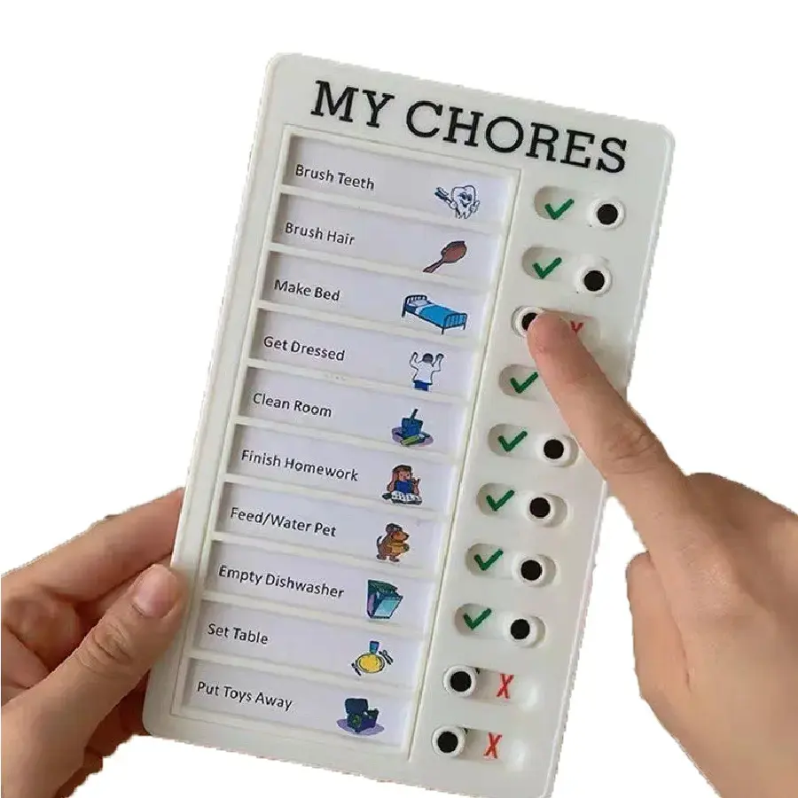 Checklist Toy To-do List blocco note Memo bacheca Chore Chart riutilizzabile RV Checklist