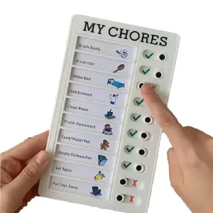 Checklist Toy To-do List blocco note Memo bacheca Chore Chart riutilizzabile RV Checklist