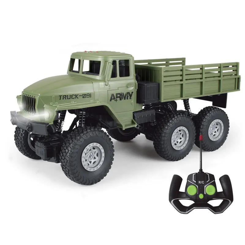 Newest 1:16 4CH 2022 rc remote control military trucks for adults with light