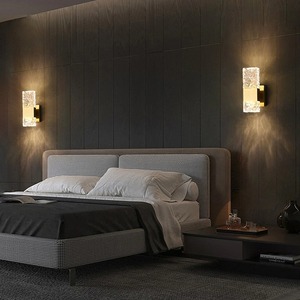 Lámpara de Pared de Cristal LED de Lujo, Lámpara de Noche para Dormitorio, Lámpara Minimalista para Pared de TV, Pasillo, Escalera, Sala de Estar - Product Image 4