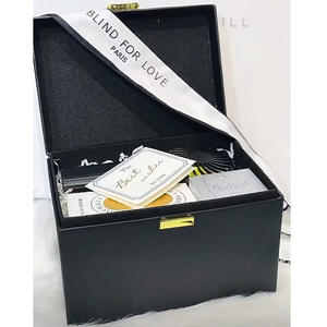 Boîte-cadeau élégante en cuir de deux tailles boîte de rangement de boîte à fleurs en forme de rectangle pour mariage Saint Valentin - Product Image 4