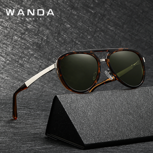 Occhiali da Sole Wayfarer in Metallo 2026 per Uomo, Polarizzati, Classici, Retrò, alla Moda, Alta Qualità, Protezione UV S15218 - Product Image 2