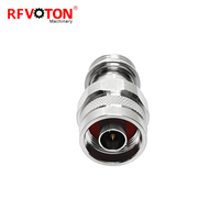 Fournisseur d'usine 50ohm RF double adaptateur de câble coaxial mâle convertisseur QN mâle à N mâle adaptateur de convertisseur de prise