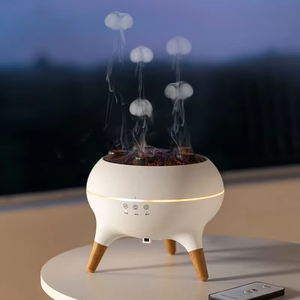 Humidificador Difusor Portátil BILA con Llama de Volcán, Diseño de Medusa, Sonido Dinámico, Control Remoto Inalámbrico - Product Image 1